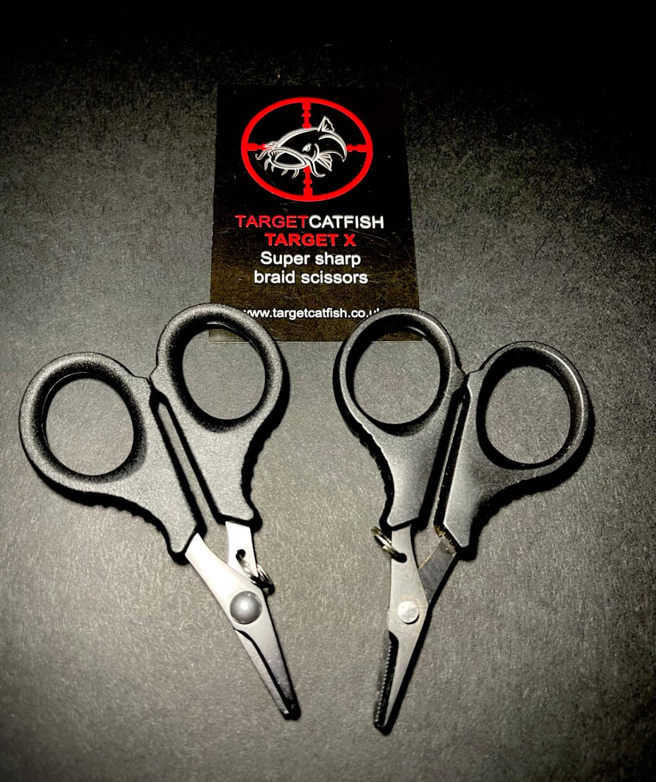 Target Catfish braid scissors